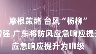 摩根策酪 台风“杨柳”进一步增强 广东将防风应急响应提升为Ⅲ级