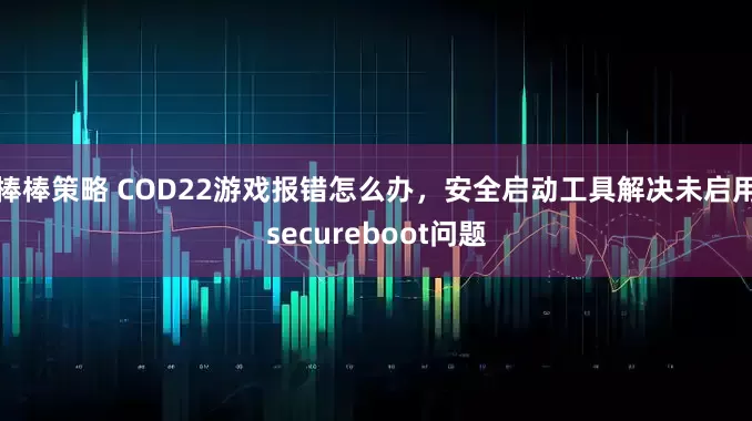 棒棒策略 COD22游戏报错怎么办，安全启动工具解决未启用secureboot问题